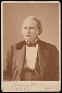 Portrett av Henry Wilson 1812-1875, før 1876. av Augustus Marshall