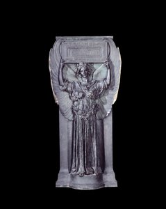 Kjærlighet, kjærlighet, kjærlighet Høyrelieff i bronse av Augustus Saint Gaudens (Saint-Gaudens) (1848-1907)