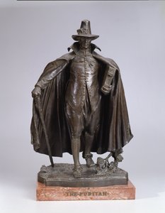 The Puritan, støpt 1899 (bronse på italiensk marmorbase)