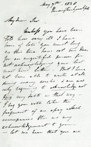 Et brev fra Augustus Wall Callcott, 7. mai 1838 1904 av Augustus Wall Callcott
