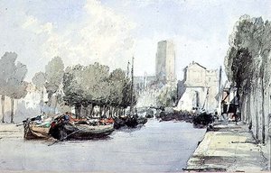 Dordrecht (tegning) av Augustus Wall Callcott