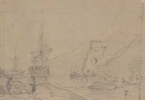 Studier av komposisjon (tegning) av Augustus Wall Callcott