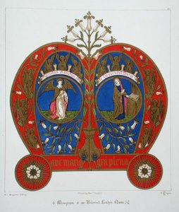 Monogram av vår velsignede frues navn, fra 