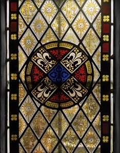 Klostervindu, detalj, 1846 (farget glass) av Augustus Welby Northmore Pugin