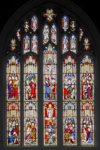 Hendelser i Kristi liv, 1851 (farget glass) av Augustus Welby Northmore Pugin
