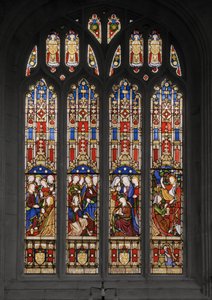 Events in the Life of St. Mary Magdalene, 1848 (farget glass) av Augustus Welby Northmore Pugin
