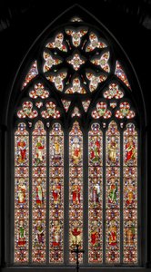Jesse Tree, 1849 (farget glass) av Augustus Welby Northmore Pugin