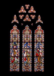 Life of St. John The Baptist, 1852 (farget glass) av Augustus Welby Northmore Pugin