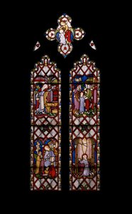 Life of the Virgin, ca. 1854 (farget glass) av Augustus Welby Northmore Pugin