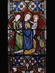 Presentasjon i tempelet, 1850 (farget glass)