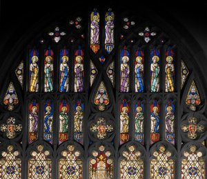 St. Alban, detalj, ca. 1841 (farget glass) av Augustus Welby Northmore Pugin
