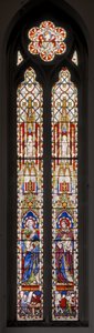 St. Luke og St. Andrew av Kreta, 1853 (farget glass) av Augustus Welby Northmore Pugin