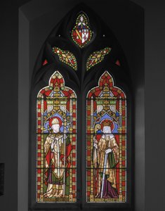 St. Thomas av Canterbury og St. Osith, 1847 (farget glass) av Augustus Welby Northmore Pugin