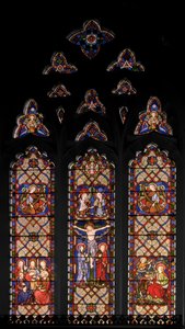 The Crucifixion, 1849 (farget glass) av Augustus Welby Northmore Pugin