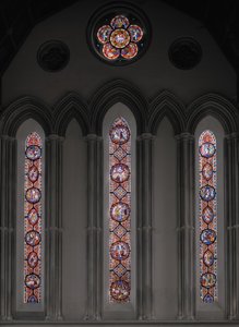 The Passion Of Christ, East Window, 1848-50 (farget glass) av Augustus Welby Northmore Pugin