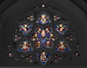 Tracery Window, 1850 (farget glass) av Augustus Welby Northmore Pugin