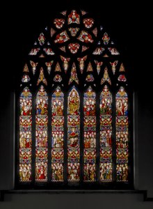 Triumph of the Church, 1884 (farget glass) av Augustus Welby Northmore Pugin