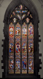 Typer med anti-type, 1850 (farget glass) av Augustus Welby Northmore Pugin