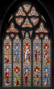 Vestvindu (farget glass) av Augustus Welby Northmore Pugin