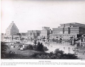Nineveh Restored, illustrasjon fra 
