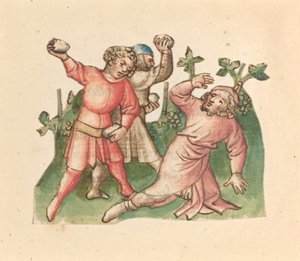 Steiningen av Nabot av Austrian 15th Century