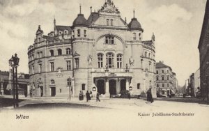 Emperors Jubilee Civic Theatre, Wien av Austrian Photographer