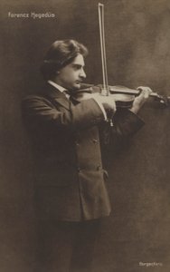 Ferencz Hegedus , ungarsk fiolinist av Austrian Photographer