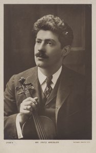Fritz Kreisler , østerriksk fiolinist og komponist av Austrian Photographer