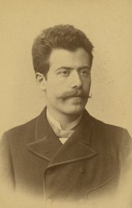 Gustav Mahler, 1884 av Austrian Photographer