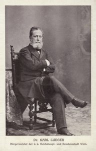 Karl Lueger av Austrian Photographer