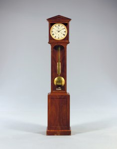 En månedsvis bodenstanduhr med likning av tid og full kalender, 1806 av Austrian School