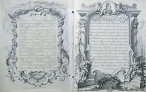 Østerriksk ratifisering av ekteskapskontrakten for Marie-Antoinette, erkehertuginne av Østerrike med Dauphin Louis av Frankrike, 23. april 1770 av Austrian School
