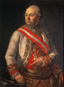 Grev Andreas Hadik von Futak (1710-90), sjef for den østerrikske hæren i felttoget mot Tyrkia i 1789 av Austrian School