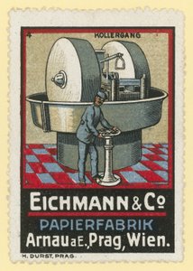 Eichmann & Co papirprodusenter, Arnau am Elbe, Praha, Wien av Austrian School
