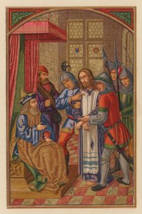 Herodes håner Herren (kromolitt) av Austrian School