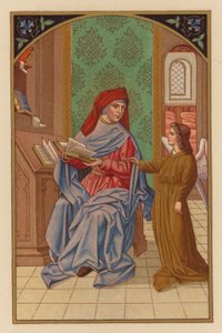 Matthaeus, Evang (kromolitt) av Austrian School