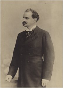 Portrett av Eduard Strauss av Austrian School