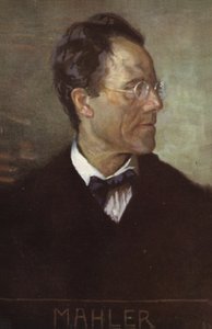 Portrett av Gustav Mahler av Austrian School