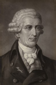 Portrett av Joseph Haydn av Austrian School