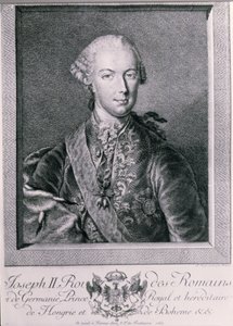 Portrett av Joseph II (1741–90) konge av Tyskland og den hellige romerske keiseren, 1763 av Austrian School