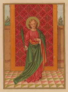 S Lucia (chromolitho) av Austrian School