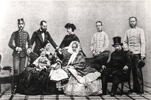 Den østerrikske keiserfamilien, 1860 av Austrian School
