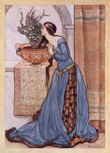 John Keats: Isabella, Or, The Pot Of Basilikum (litho-farge)
