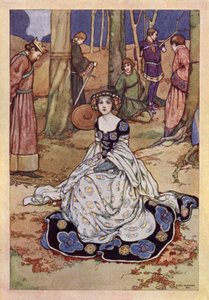 John Keats: The Beautiful Lady Without Mercy (litho-farge)