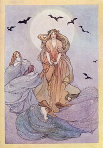 John Keats: Ode To A Nightingale (litho i farge)