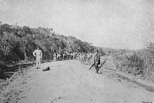 Bygging av en SAO-motorvei. Bernard, 1895 av Axel Frick