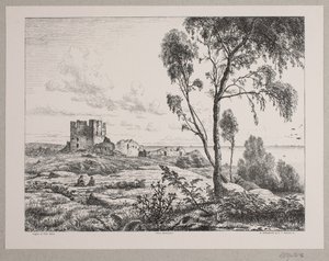 Fest på Hammershus av Axel Theodor Kittendorff
