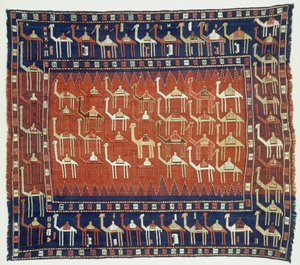 Kilim Shadda teppe av Azerbaijani School
