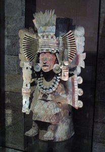 Røkelsesbrenner i form av maisgudinnen Xilonen, Tlahuac, sen postklassisk periode, ca. 1500 av Aztec