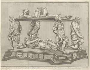 Begravelsesmonument for Engelbrecht II, greve av Nassau-Dillenburg-Breda, 1504 av B.F. Immink
